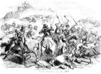 La Batalla de Bannockburn en 1314